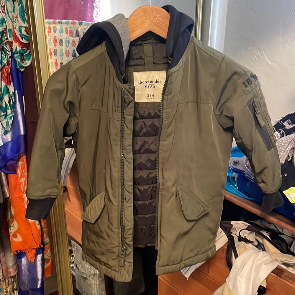 Abercrombie Kids Olive Green Jacket
